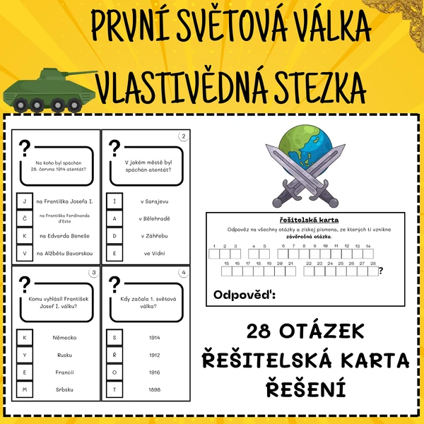 Vlastivědná stezka - První světová válka