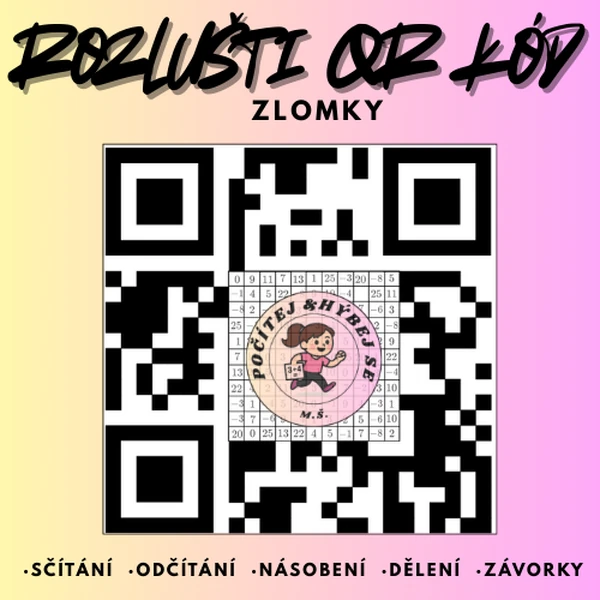 Rozlušti QR kód - Zlomky