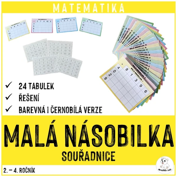 Malá násobilka - souřadnice
