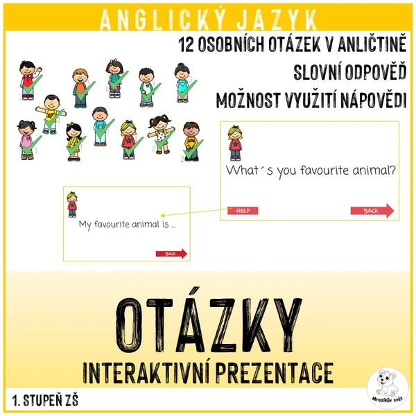 Otázky AJ (interaktivní prezentace)