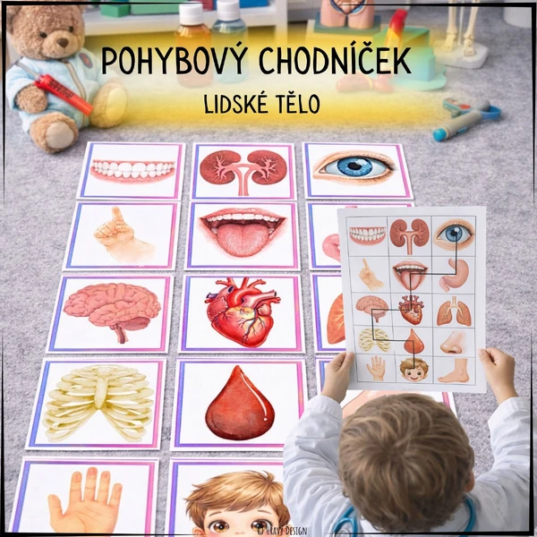 Pohybový chodníček - Lidské tělo