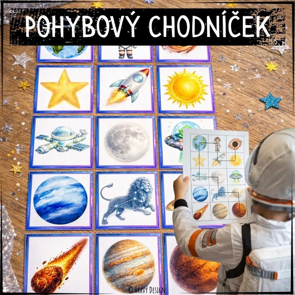 Vesmír – pohybový chodníček
