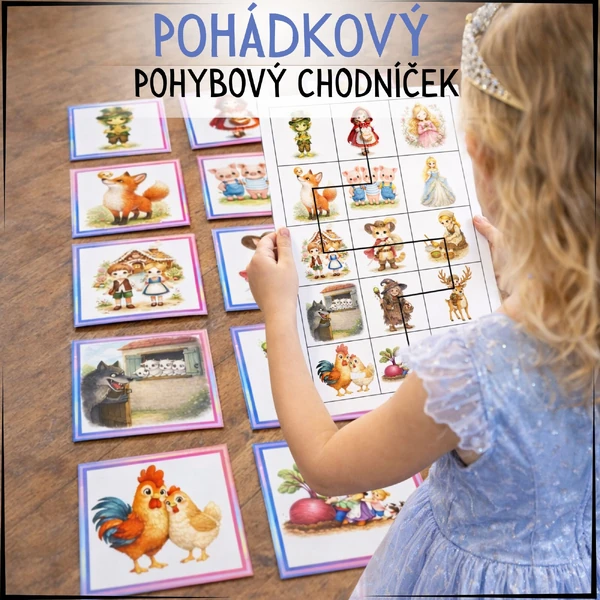 Pohádky - pohybový chodníček