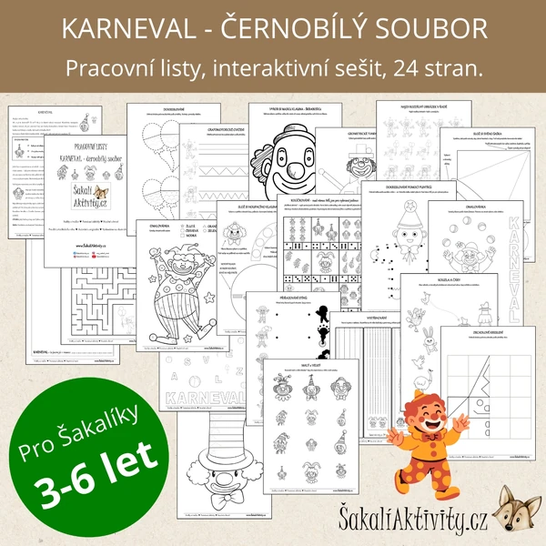 Pracovní listy - KARNEVAL