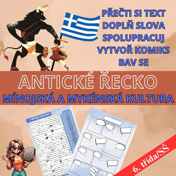 Mínojská a mykénská kultura - antické civilizace v ŘECKU