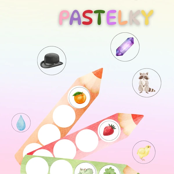 Barevné pastelky