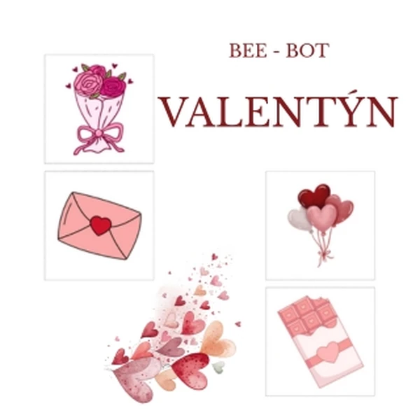 Bee bot - valentýn