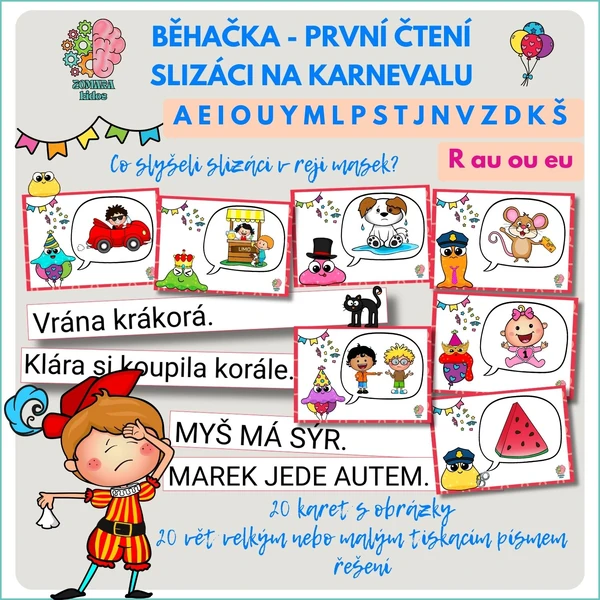 Běhačka: první čtení 4 - Slizáci na karnevalu