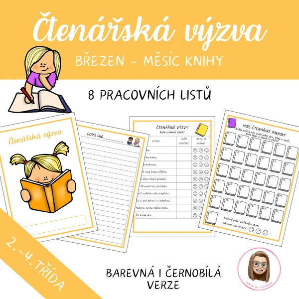 BŘEZEN - MĚSÍC KNIHY, čtenářská výzva