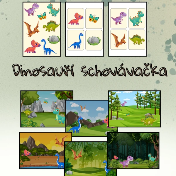 Dinosauří schovávačka