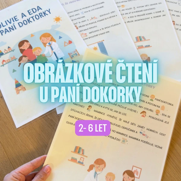 Obrázkové čtení - u paní doktorky (2-6 let)
