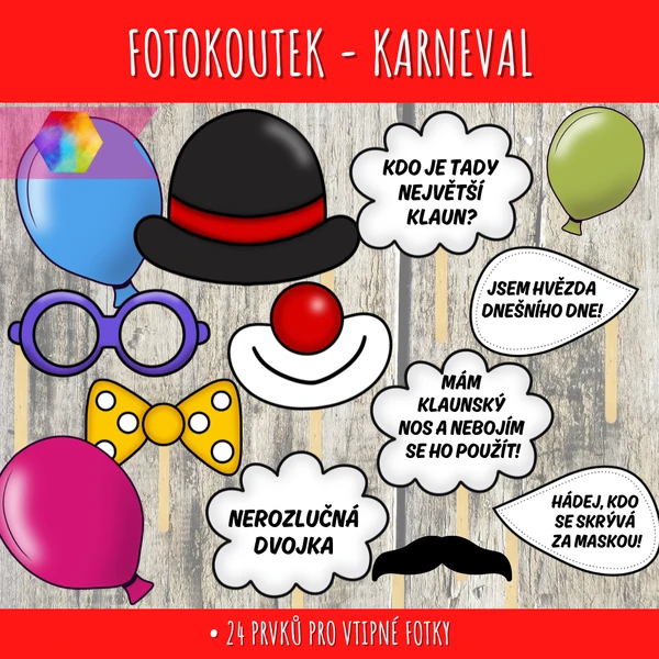 Fotokoutek na karneval