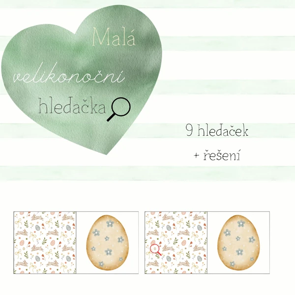 Velikonoční hledačka s lupou