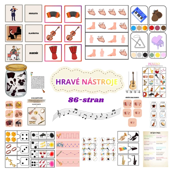 Hravé nástroje-(hudební nástroje)