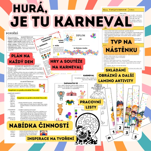 HURÁ, JE TU KARNEVAL 