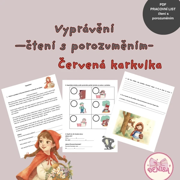 Čtení s porozuměním - vypravování