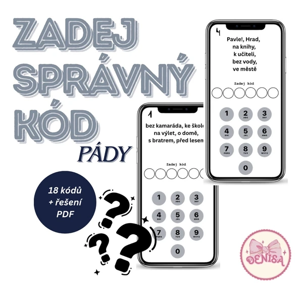 Zadej správný kód a odemči telefon - pády