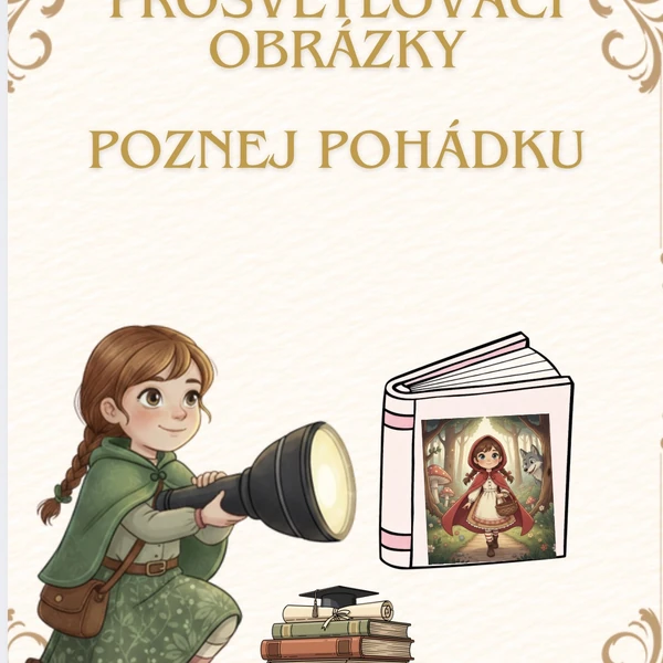 Prosvětlovací obrázky poznej knihu