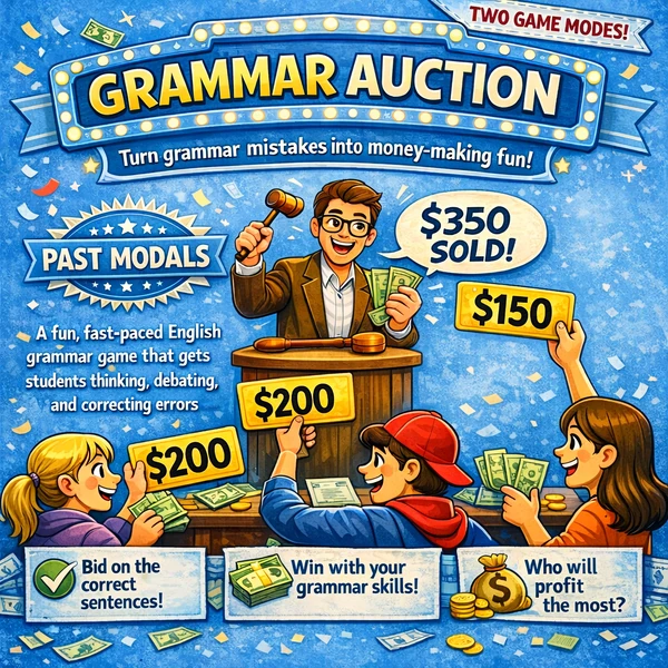 Grammar Auction: Past Modals - B2