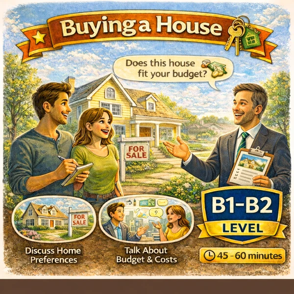 Buying a House (B1 - B2 Konverzace - SpeakUp 10)