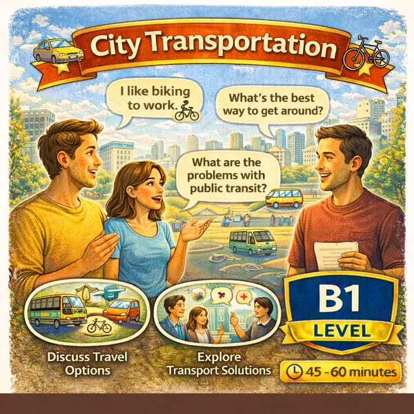 City Transporation (B1 Konverzace - SpeakUp 12)