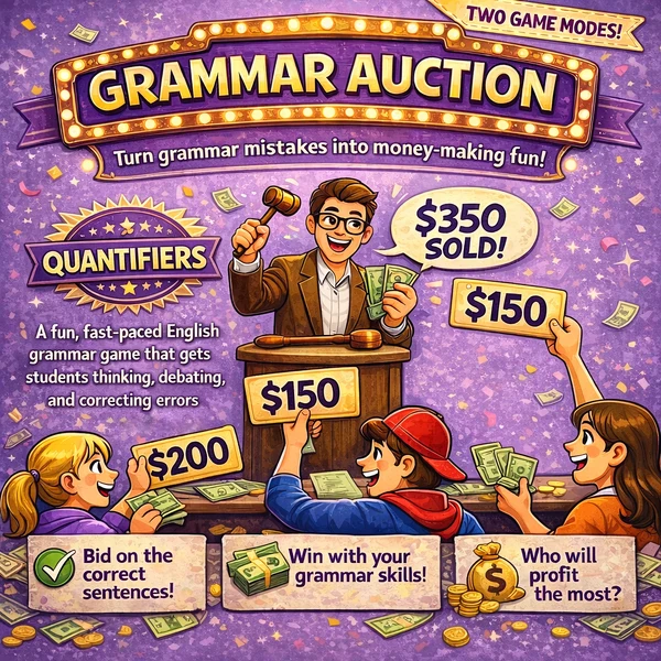 Grammar Auction: Quantifiers - B1