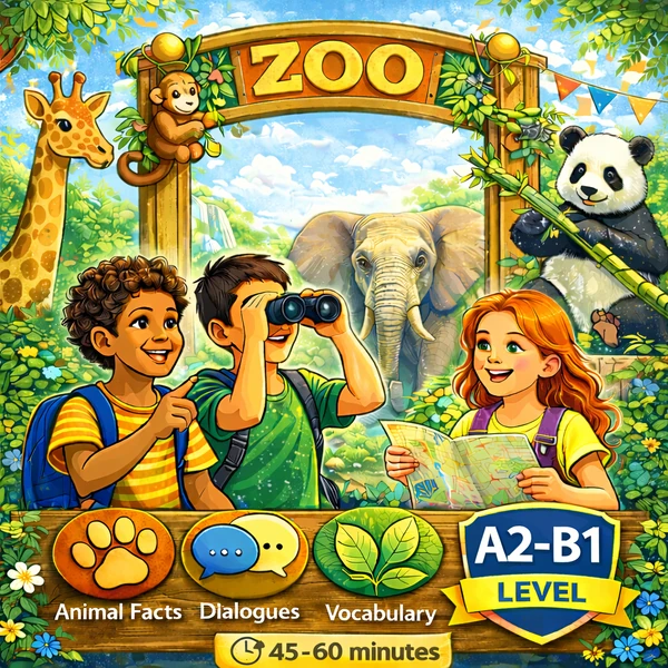 At the Zoo (A2-B1 Konverzace - SpeakUp 02)