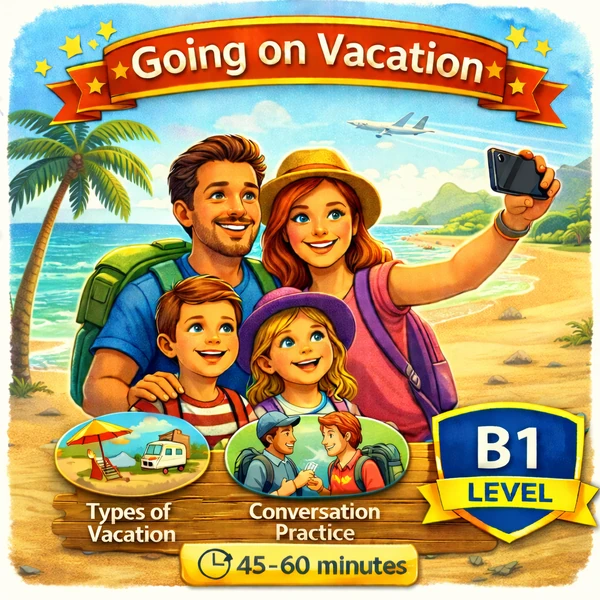 Going on Vacation (B1 Konverzace - SpeakUp 04)