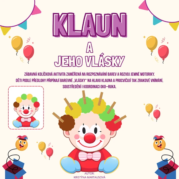 Klaun a jeho vlásky - Barevné kadeřnictví