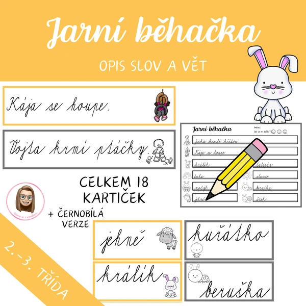 JARO - opis slov a vět, běhačka