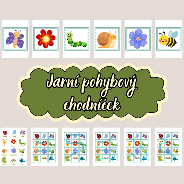 Jarní pohybový chodníček