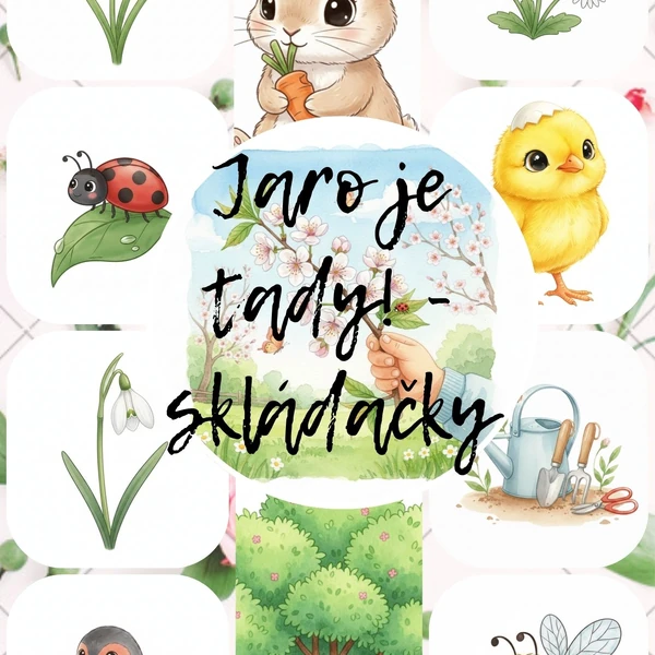 Jaro je tady! - jarní skládačky
