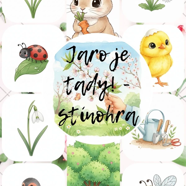 Jaro je tady! - jarní stínohra