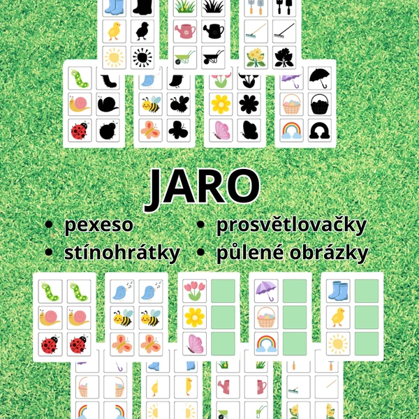 JARO - stínohrátky, pexeso