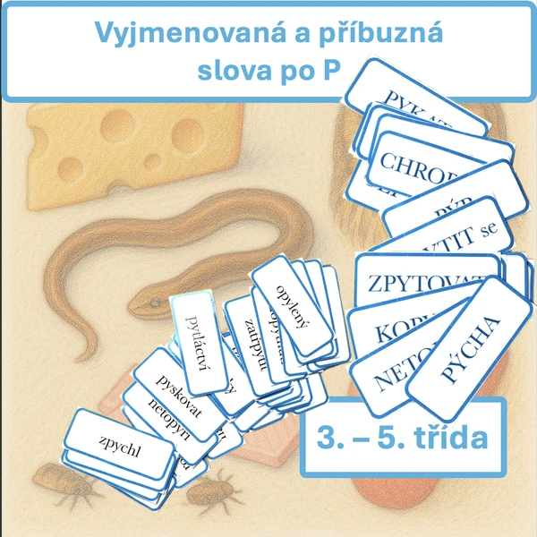 Vyjmenovaná a příbuzná slova po P