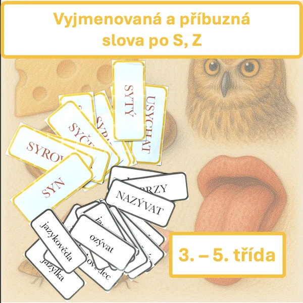 Vyjmenovaná a příbuzná slova po S, Z