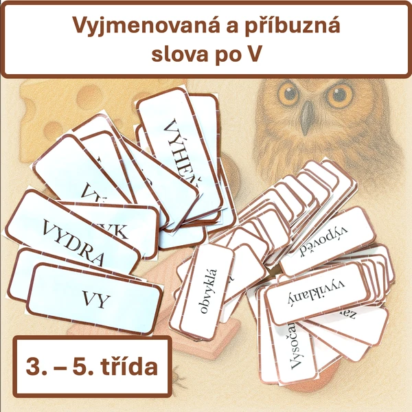 Vyjmenovaná a příbuzná slova po V