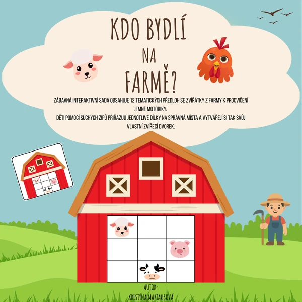 Kdo bydlí na farmě - Poznáváme zvířátka