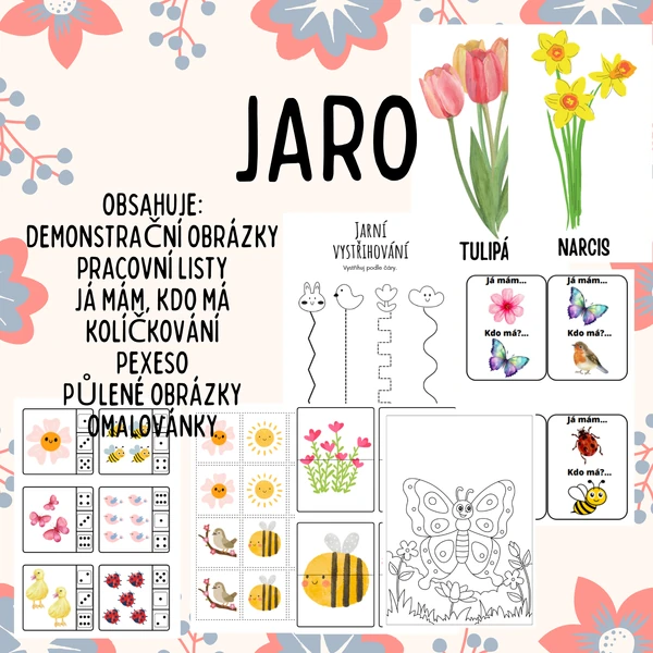 JARO - VELKÝ SOUBOR AKTIVIT