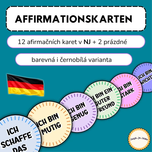 Affirmationskarten - afirmační karty NJ