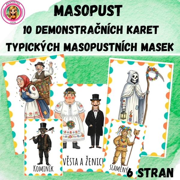 Masopust - 10 demonstračních karet