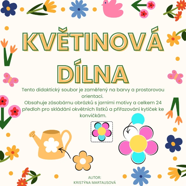 Jarní květinová dílna - Barvy a okvětní lístky