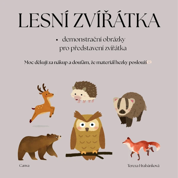 Lesní zvířátka