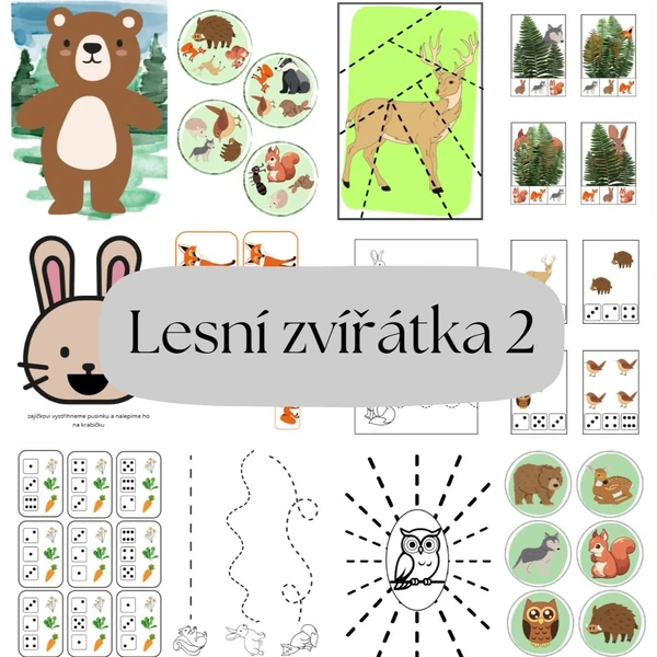 Lesní zvířátka 2