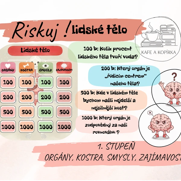 Riskuj ! - lidské tělo 
