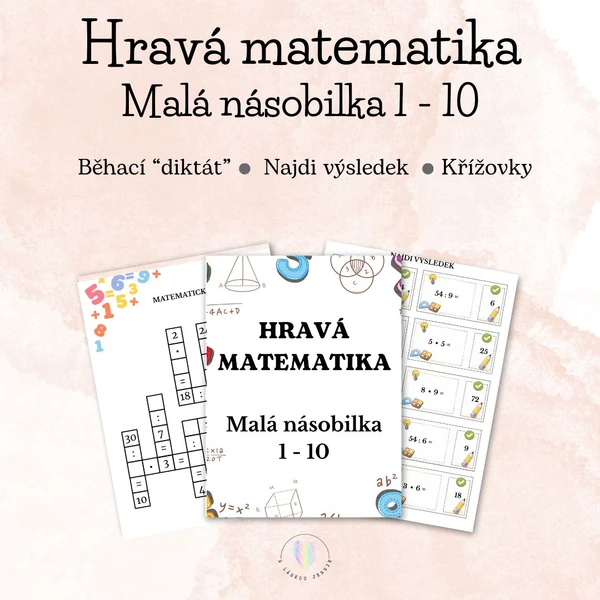 Hravá matematika - Malá násobilka 1 - 10