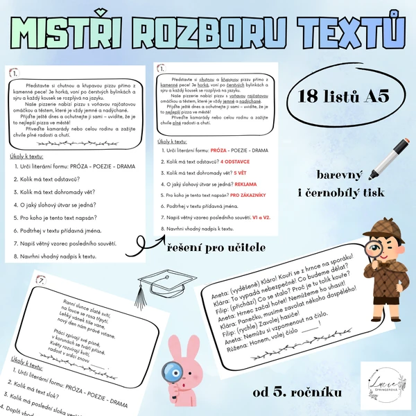 MISTŘI ROZBORU TEXTŮ