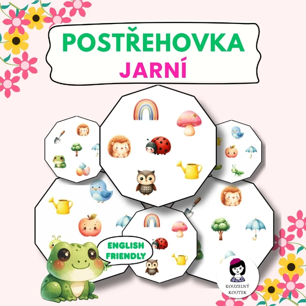 Jarní postřehovka - hra pro děti | Jaro | Velikonoce |