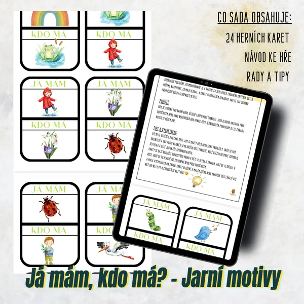 Jarní obrázkové “Já mám, kdo má?”