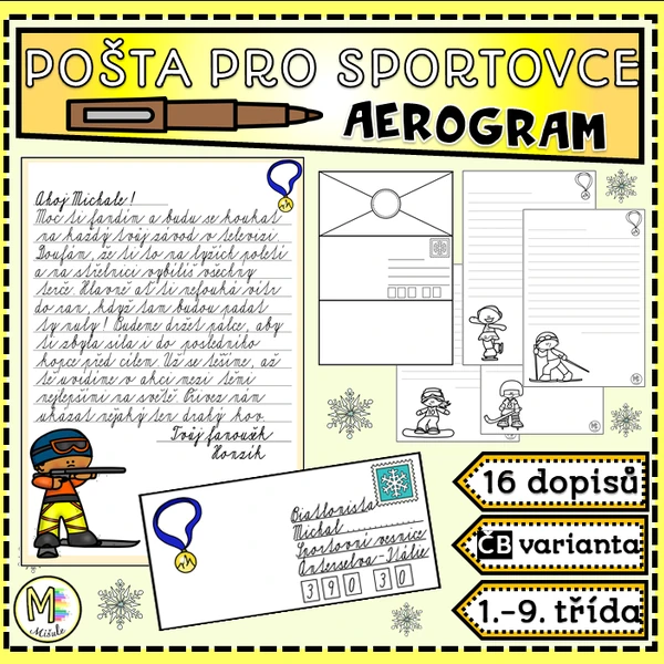 AEROGRAM - POŠTA PRO SPORTOVCE